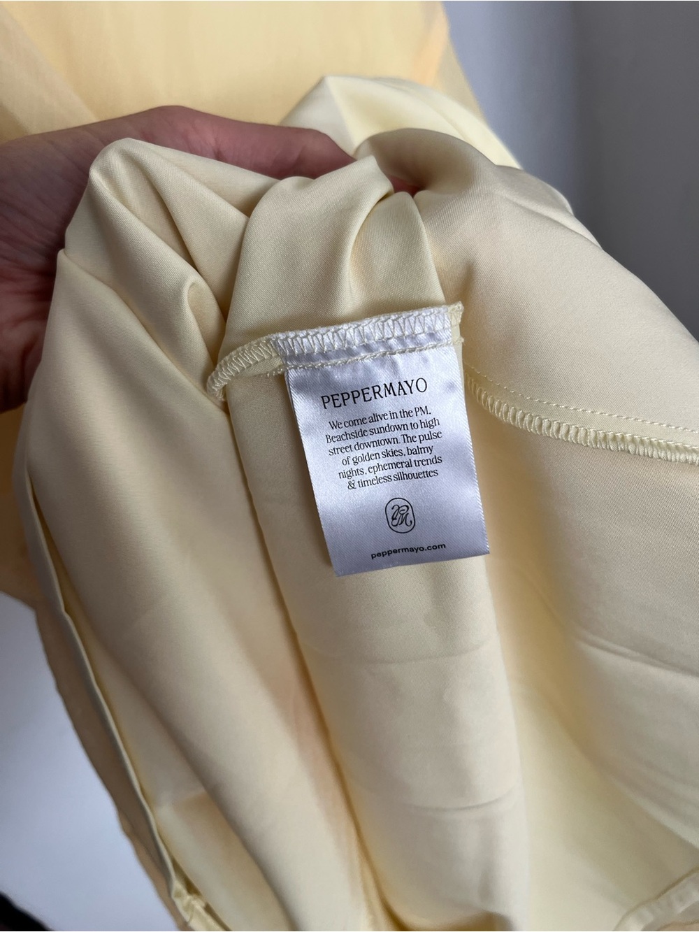 Peppermayo Butter Yellow Cowl Neck Maxi Dress - Picture 10 of 11